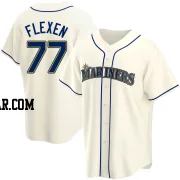 Chris Flexen Men's Seattle Mariners Cream Replica Alternate Jersey