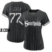 Chris Flexen Women's Chicago White Sox Black Authentic 2021 City Connect Jersey