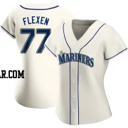 Chris Flexen Women's Seattle Mariners Cream Authentic Alternate Jersey