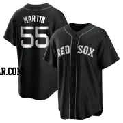 Chris Martin Men's Boston Red Sox Black/White Replica Jersey