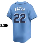 Chris Mazza Youth Tampa Bay Rays Light Blue Limited Alternate Jersey