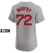 Chris Murphy Men's Boston Red Sox Gray Elite Road Jersey