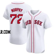 Chris Murphy Men's Boston Red Sox White Elite Home Patch Jersey