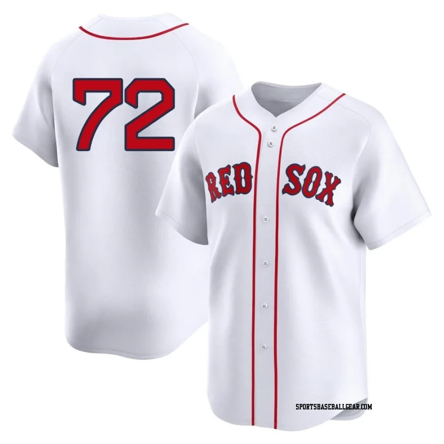 Chris Murphy Men's Boston Red Sox White Limited 2nd Home Jersey