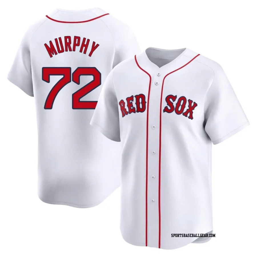 Chris Murphy Men's Boston Red Sox White Limited Home Jersey