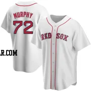 Chris Murphy Men's Boston Red Sox White Replica Home Jersey