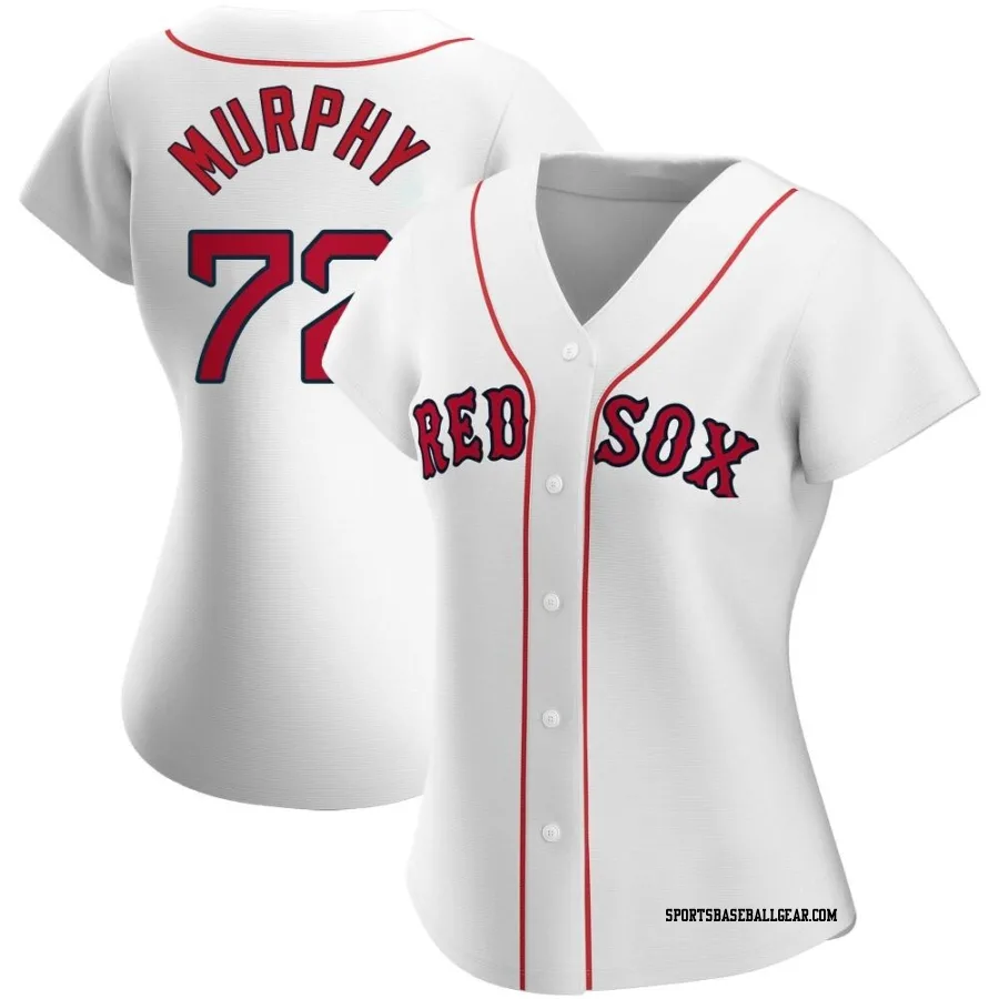 Chris Murphy Women's Boston Red Sox White Authentic Home Jersey