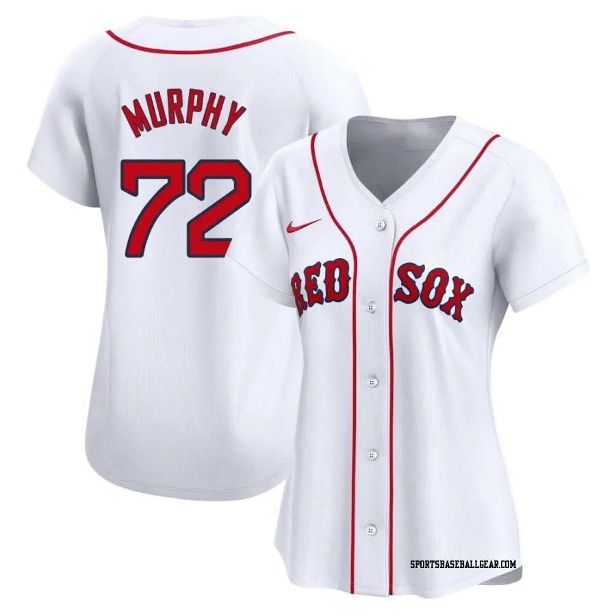 Chris Murphy Women's Boston Red Sox White Limited Home Jersey