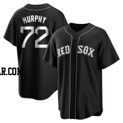 Chris Murphy Youth Boston Red Sox Black/White Replica Jersey