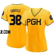 Chris Owings Women's Pittsburgh Pirates Gold Replica 2023 City Connect Jersey