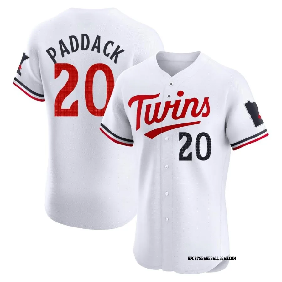 Chris Paddack Men's Minnesota Twins White Elite Home Jersey