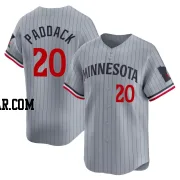 Chris Paddack Youth Minnesota Twins Gray Limited Road Jersey