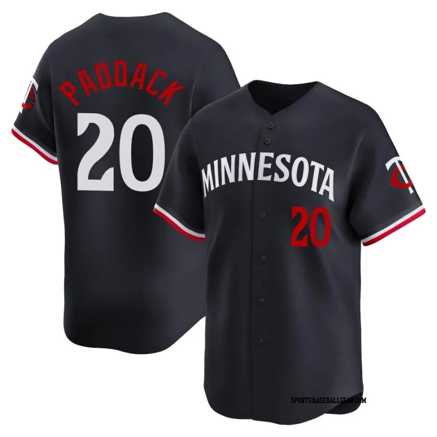 Chris Paddack Youth Minnesota Twins Navy Limited Alternate Jersey