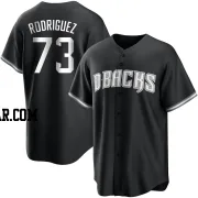 Chris Rodriguez Men's Arizona Diamondbacks Black/White Replica Jersey