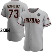 Chris Rodriguez Men's Arizona Diamondbacks Gray Authentic Road 2023 World Series Jersey