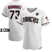 Chris Rodriguez Men's Arizona Diamondbacks White Authentic Crimson Home 2023 World Series Jersey