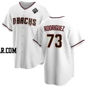 Chris Rodriguez Men's Arizona Diamondbacks White Replica Home 2023 World Series Jersey