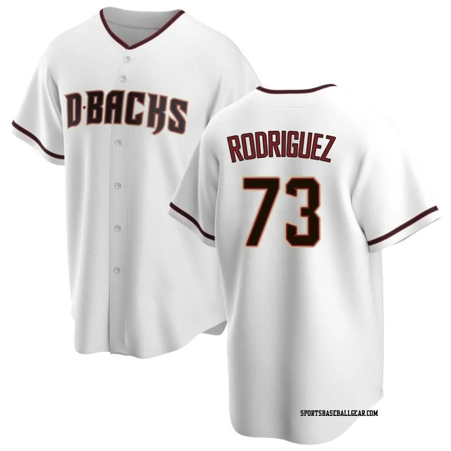 Chris Rodriguez Men's Arizona Diamondbacks White Replica Home Jersey