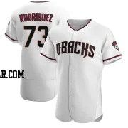 Chris Rodriguez Men's Arizona Diamondbacks White/Crimson Authentic Home Jersey