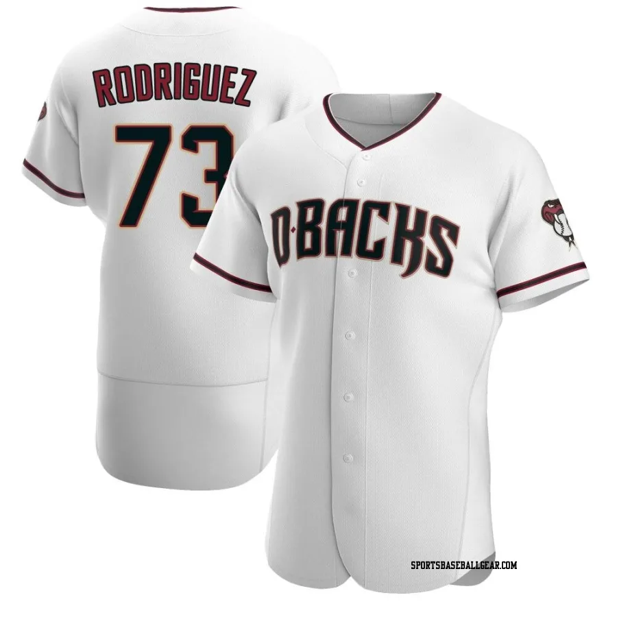 Chris Rodriguez Men's Arizona Diamondbacks White/Crimson Authentic Home Jersey