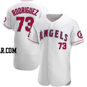 Chris Rodriguez Men's Los Angeles Angels White Authentic Jersey