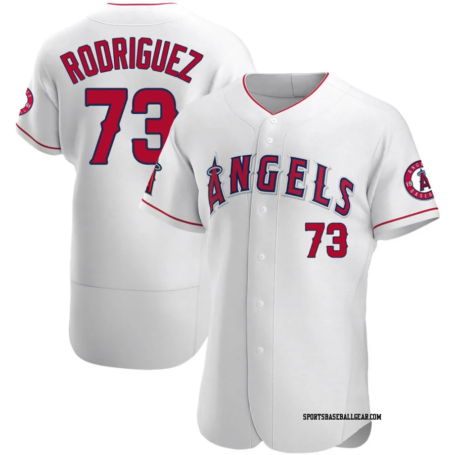 Chris Rodriguez Men's Los Angeles Angels White Authentic Jersey