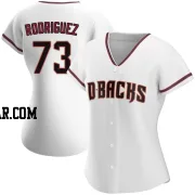 Chris Rodriguez Women's Arizona Diamondbacks White Authentic Home Jersey