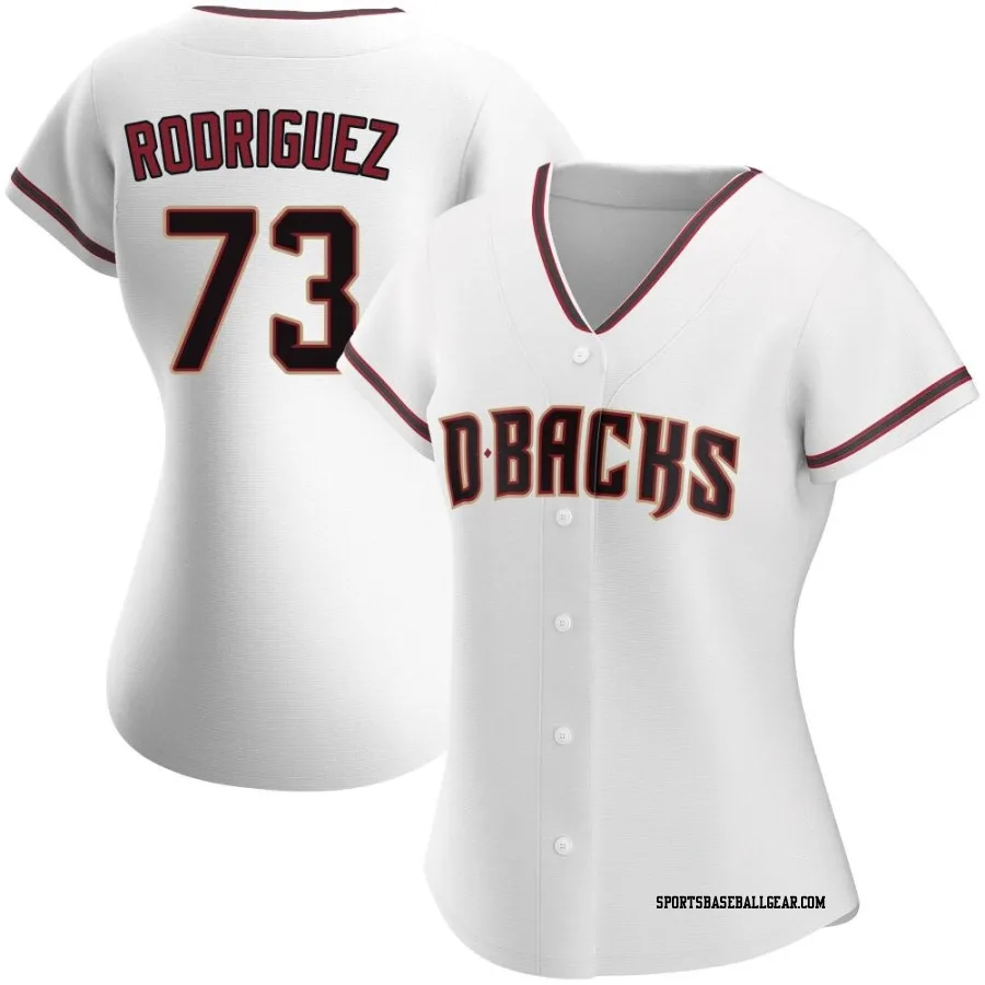 Chris Rodriguez Women's Arizona Diamondbacks White Authentic Home Jersey