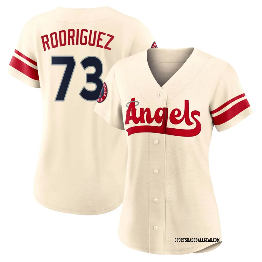 Chris Rodriguez Women's Los Angeles Angels Cream Authentic 2022 City Connect Jersey