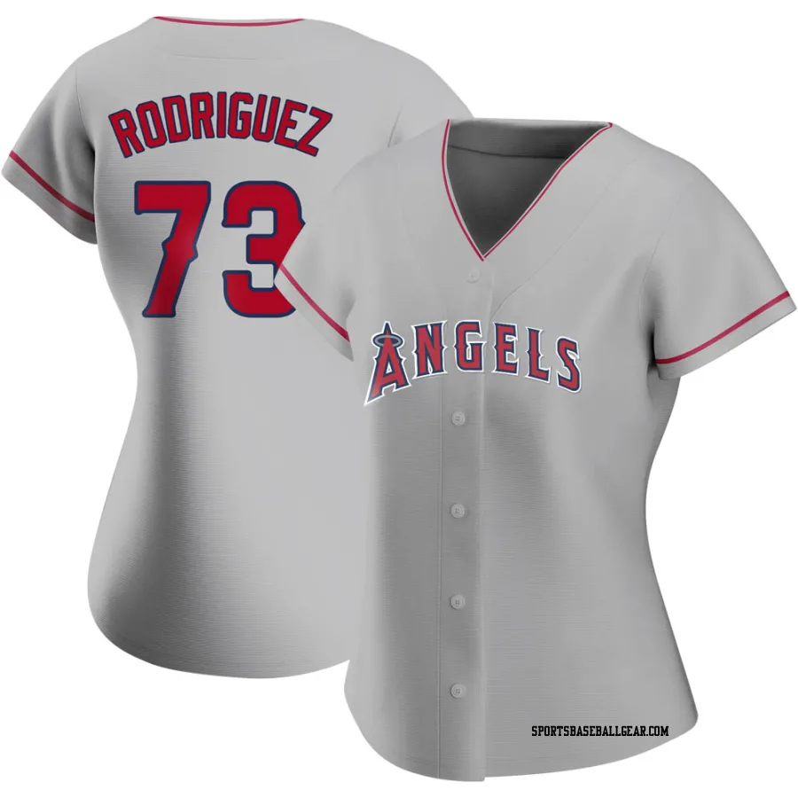 Chris Rodriguez Women's Los Angeles Angels Replica Silver Road Jersey