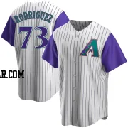 Chris Rodriguez Youth Arizona Diamondbacks Cream/Purple Replica Alternate Cooperstown Collection Jersey