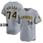 Chris Roller Men's Milwaukee Brewers Gray Limited Away Jersey