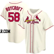 Chris Roycroft Men's St. Louis Cardinals Cream Replica Alternate Jersey