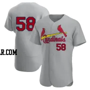 Chris Roycroft Men's St. Louis Cardinals Gray Authentic Road Jersey