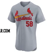 Chris Roycroft Men's St. Louis Cardinals Gray Elite Road Jersey