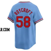 Chris Roycroft Men's St. Louis Cardinals Light Blue Limited Cooperstown Collection Jersey