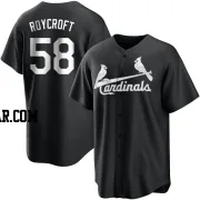 Chris Roycroft Youth St. Louis Cardinals Black/White Replica Jersey