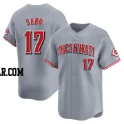 Chris Sabo Men's Cincinnati Reds Gray Limited Away Jersey