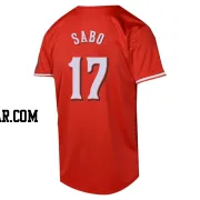 Chris Sabo Men's Cincinnati Reds Red Limited Alternate Jersey