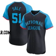 Chris Sale Men's Atlanta Braves Navy Elite National League 2024 All-Star Game Jersey