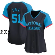 Chris Sale Women's Atlanta Braves Navy Limited National League 2024 All-Star Game Jersey