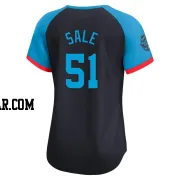 Chris Sale Women's Atlanta Braves Navy Limited National League 2024 All-Star Game Jersey