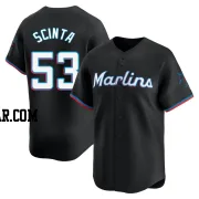 Chris Scinta Youth Miami Marlins Black Limited Alternate Jersey