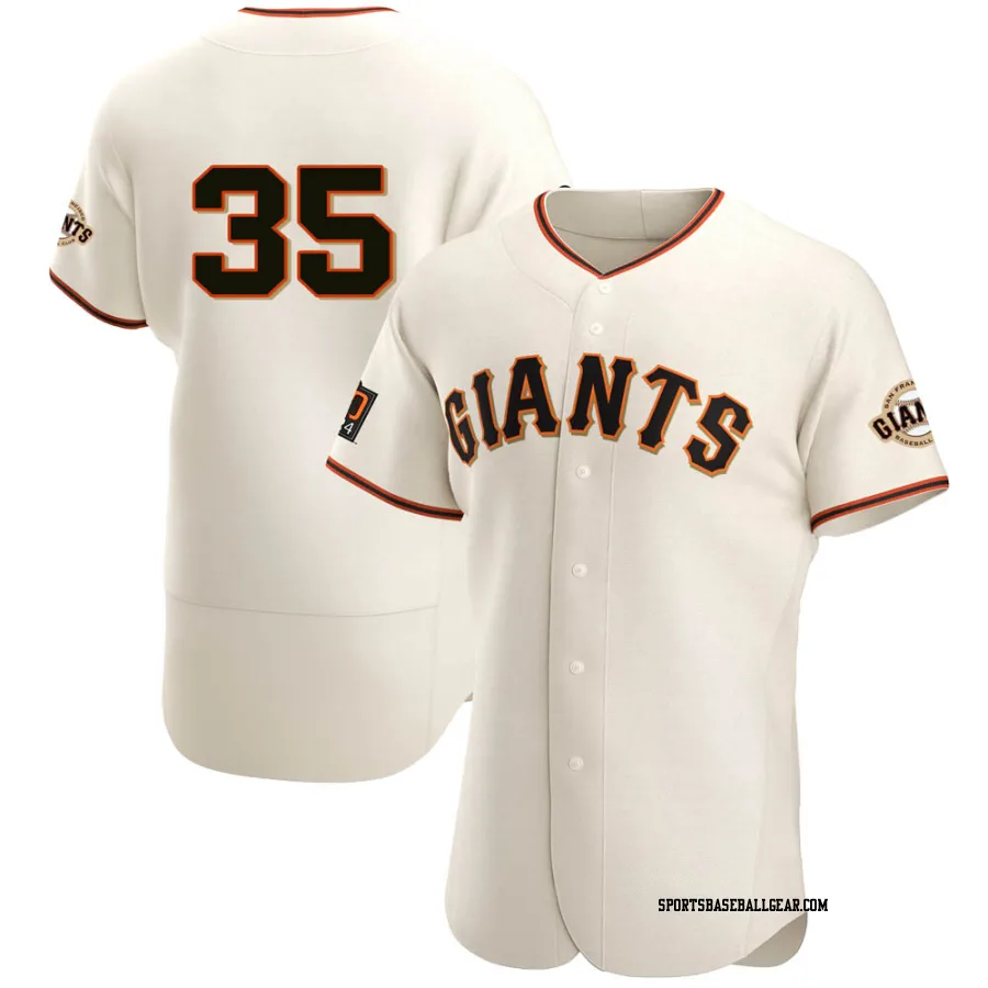 Chris Speier Men's San Francisco Giants Cream Authentic Home Jersey