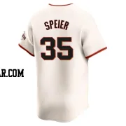 Chris Speier Men's San Francisco Giants Cream Elite Home Jersey