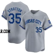 Chris Stratton Men's Kansas City Royals Gray Limited Away Jersey