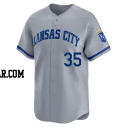 Chris Stratton Men's Kansas City Royals Gray Limited Away Jersey