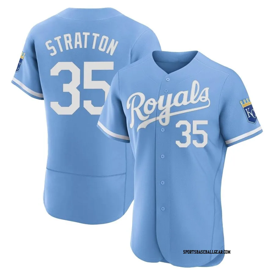 Chris Stratton Men's Kansas City Royals Light Blue Authentic 2022 Alternate Jersey