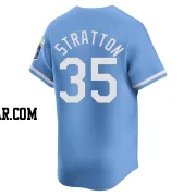 Chris Stratton Men's Kansas City Royals Light Blue Limited Alternate Jersey