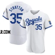 Chris Stratton Men's Kansas City Royals White Authentic 2022 Home Jersey